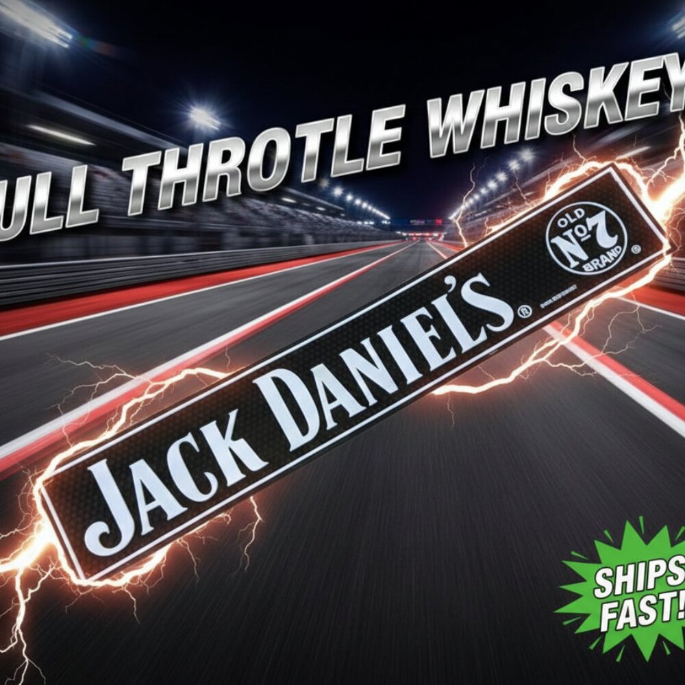 Jack Daniel's Bar Mat: Official Old No.‎ 7 Rubber Spill Mat